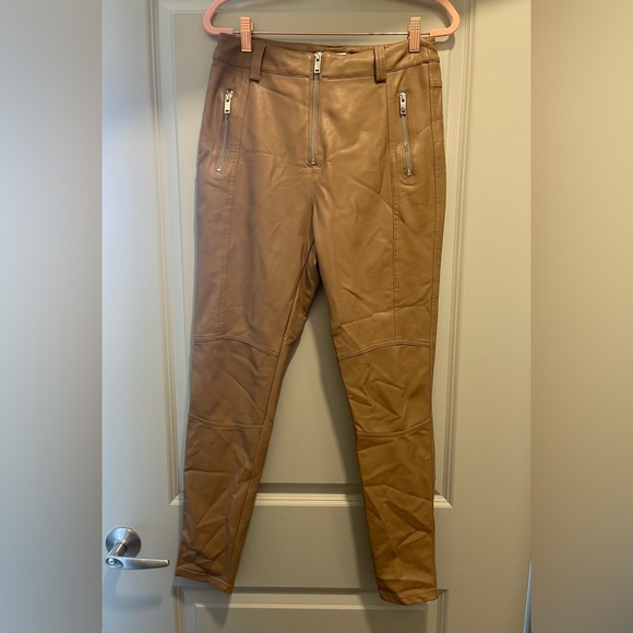 Topshop Tammy Faux Leather Biker Pants - Picture 4 of 7